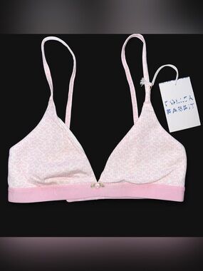 NWT Roller Rabbit pink bralette Size S